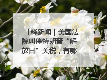 释新闻｜美国法院叫停特朗普“解放日”关税，有哪些看点？