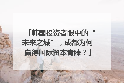 韩国投资者眼中的“未来之城”，成都为何赢得国际资本青睐？
