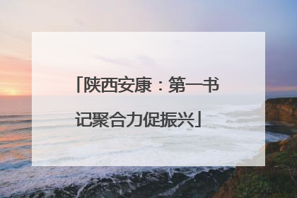 陕西安康：第一书记聚合力促振兴