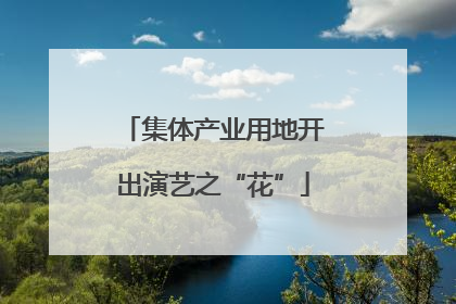 集体产业用地开出演艺之“花”