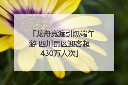 龙舟竞渡引爆端午游 四川景区迎客超430万人次