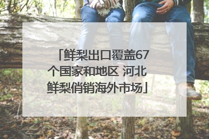 鲜梨出口覆盖67个国家和地区 河北鲜梨俏销海外市场