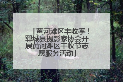 黄河滩区丰收季！郓城县摄影家协会开展黄河滩区丰收节志愿服务活动