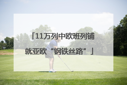 11万列中欧班列铺就亚欧“钢铁丝路”