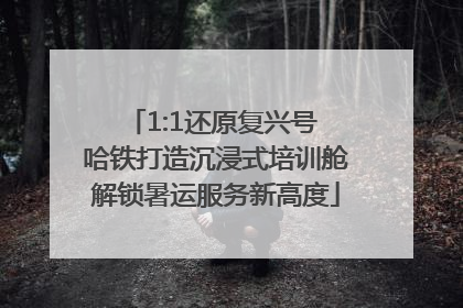 1:1还原复兴号 哈铁打造沉浸式培训舱解锁暑运服务新高度