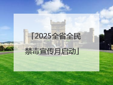 2025全省全民禁毒宣传月启动